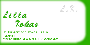 lilla kokas business card